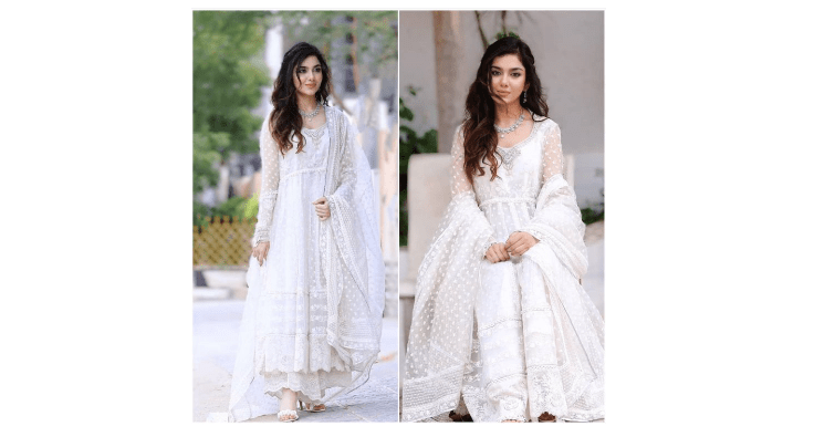 Syeda Tuba Amir  breathtaking clicks in White Outfit