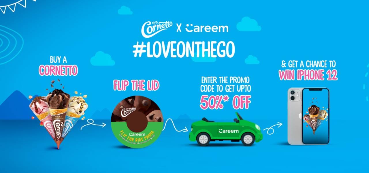 Careem and Cornetto Melting Hearts In The Scorching Heat