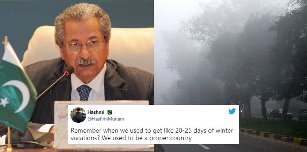 Students Request Education Minister Shafqat Mahmood For Early Winter Vacations