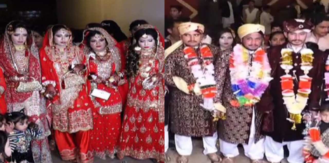 This Unusual ‘Love Marriage’ Saw Six Sisters Marry Six Brothers In Multan