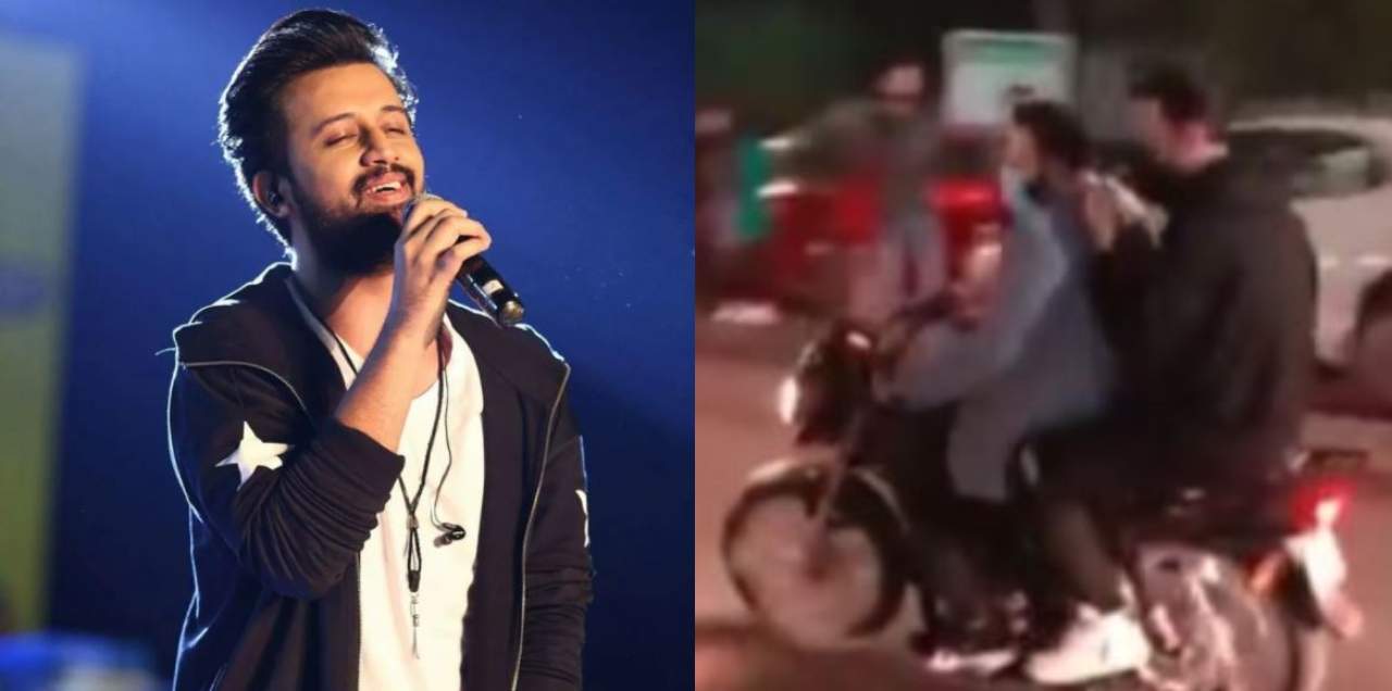 Atif Aslam Wins Hearts By Arriving On A Motorbike At His Concert Venue Due To Traffic