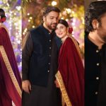 areeba-habib-looks-gorgeous-in-red-velvet-sari-at-qawali-night