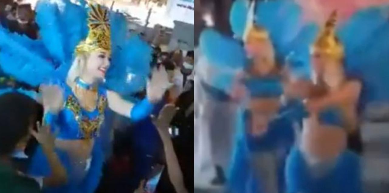 Outrage Sparks Over Semi-Naked Samba Dancers Performing On Streets In Saudi Arabia