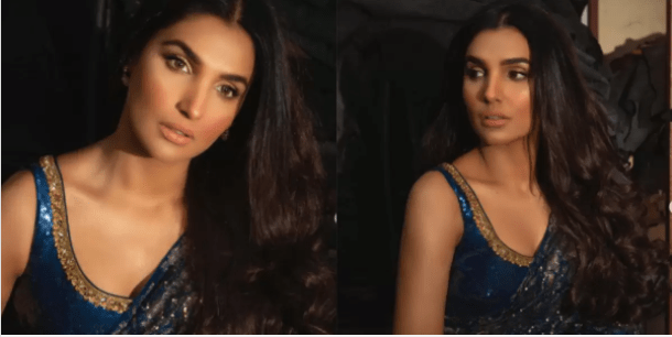 Amna Ilyas Sets The Internet On Fire In A Hot Saree