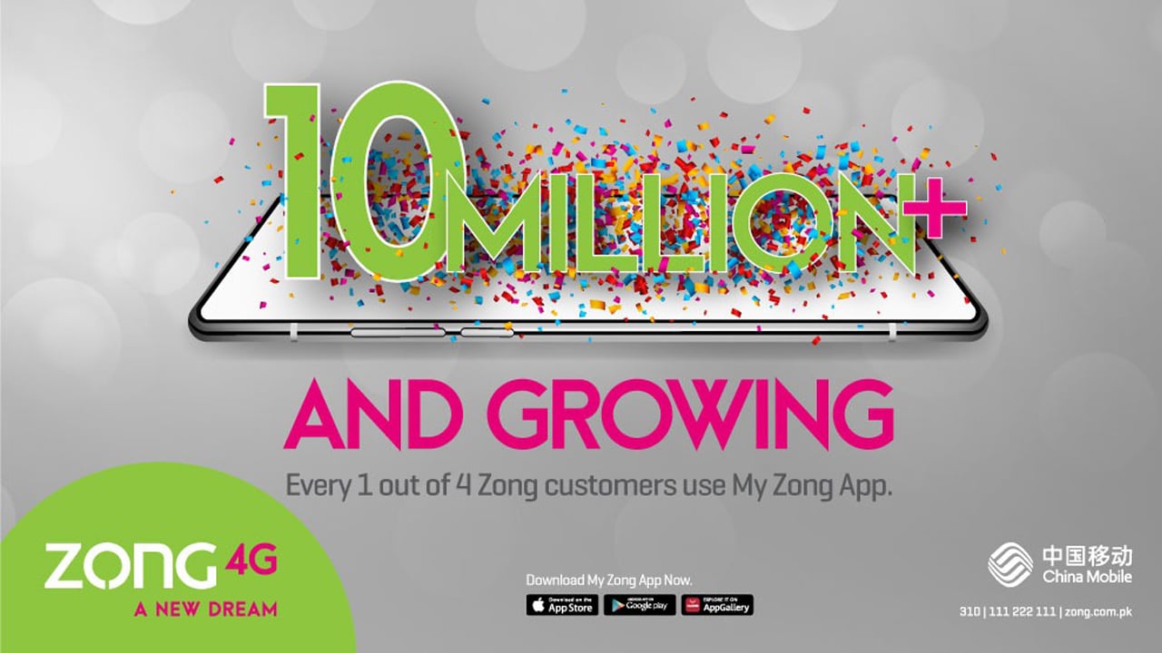 My Zong App Reaches 10 Million Active Users
