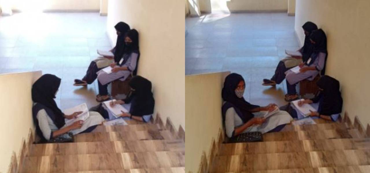 students hijab india classes