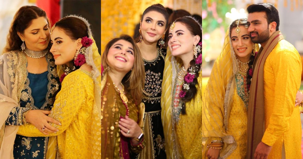 New HD Pictures from Shagufta Ejaz Daughter Mehndi Event