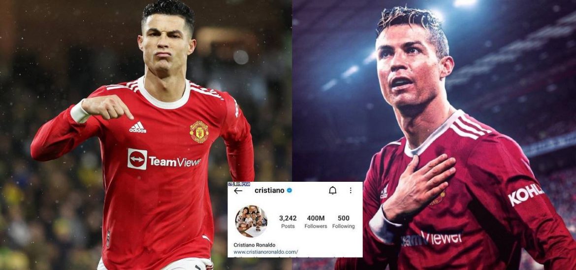Cristiano Ronaldo Becomes First Person To Reach 400 Million Instagram Followers