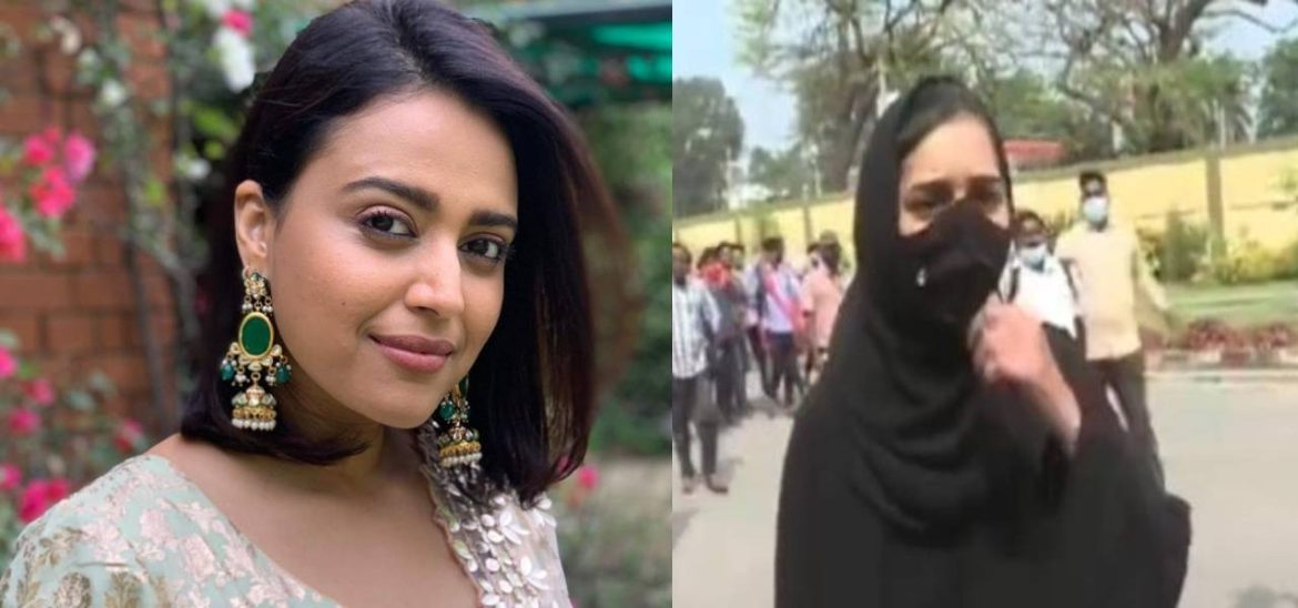 ‘I Advocate Women’s Right’ – Swara Bhaskar Slams Netizens For Supporting Burqa-Clad Indian student