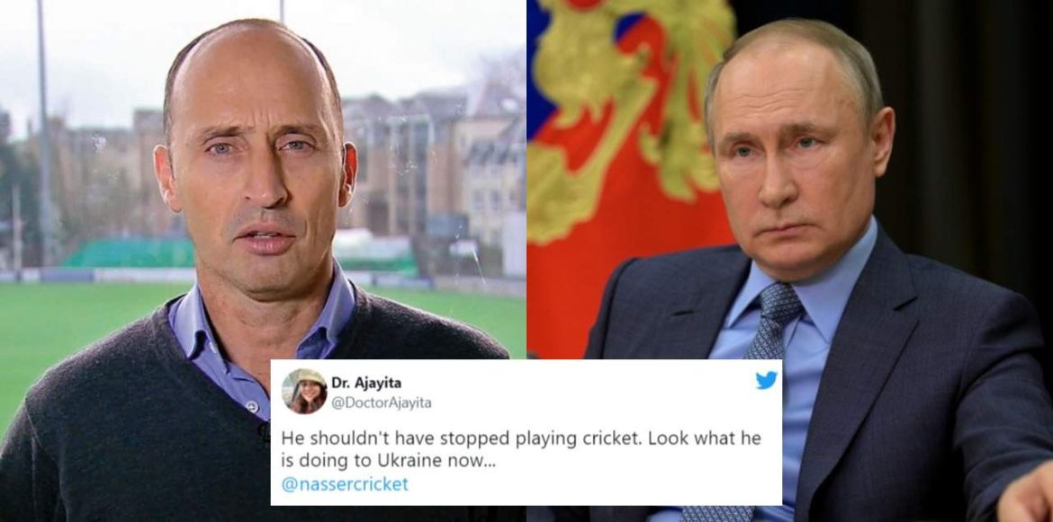 Nasser Hussain Seems To Be Having A Tough Time Explaining He Is Not Related To Putin