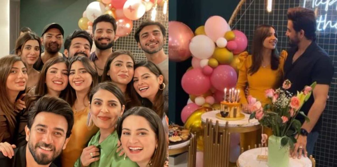 In Pictures: Saboor Aly Hosts A Star-Studded Party To Celebrate Her 27th Birthday