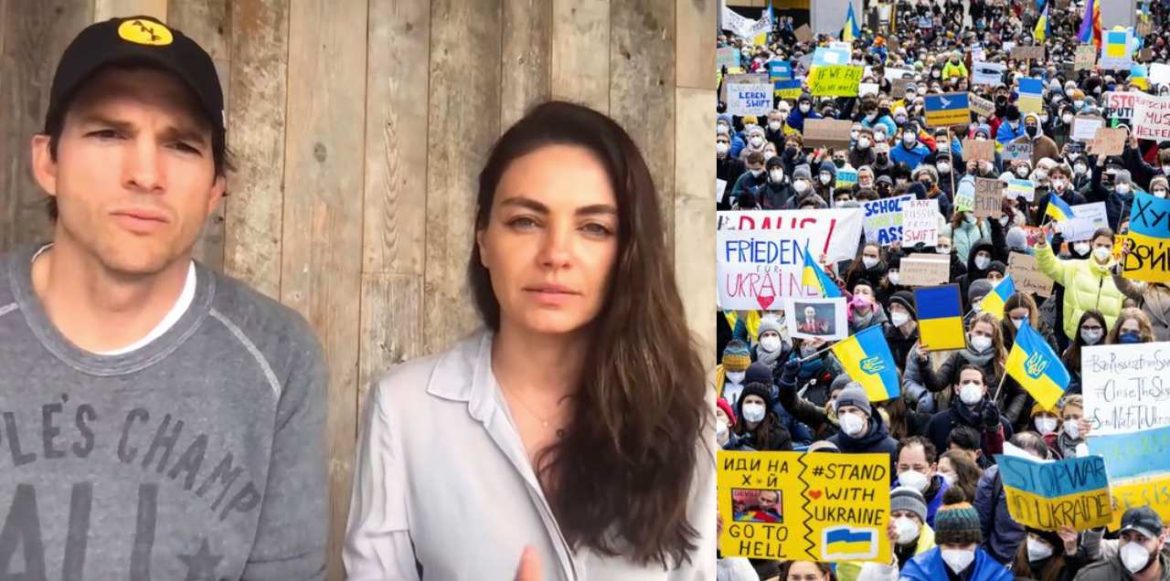 ‘Proud Ukrainian’ – Mila Kunis & Ashton Kutcher Donate $3 Million To Ukrainian Refugees