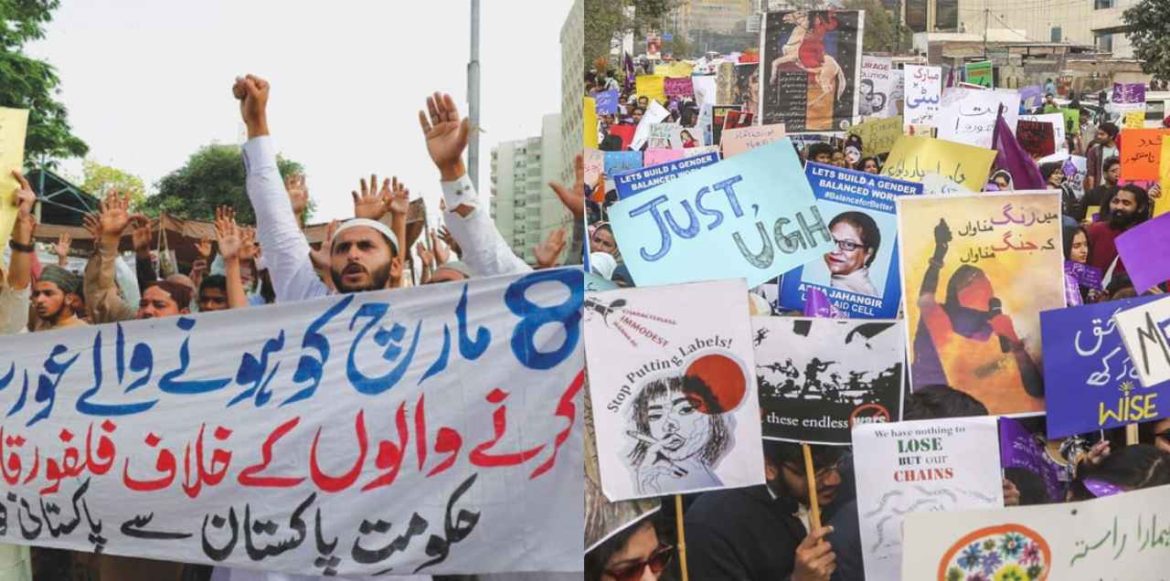 Aurat Marchers Face Hostility From Religious Parties While Authorities Remain Silent