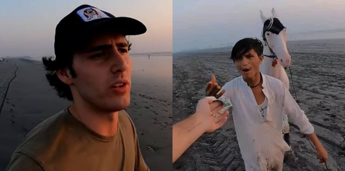 Karachi Sea View Boy Arrested for Mistreating Australian Vlogger & Ripping Him Off