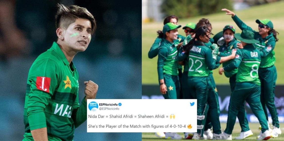Internet Hails Nida Dar As Women’s Cricket Team Secures First Win In World Cup Series
