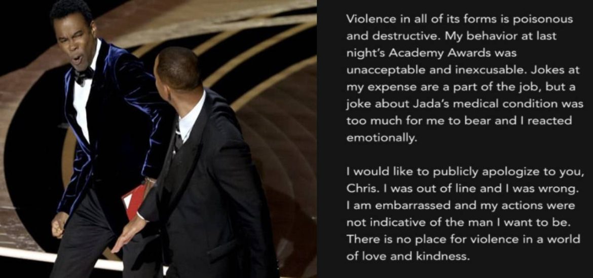 ‘I Reacted Emotionally’ – Will Smith Publicly Apologizes To Chris Rock