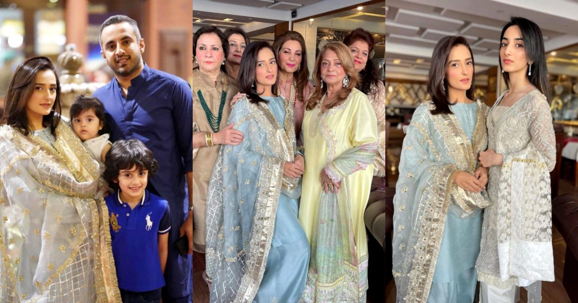 Actress Momal Sheikh Latest Clicks With Her Beautiful Family