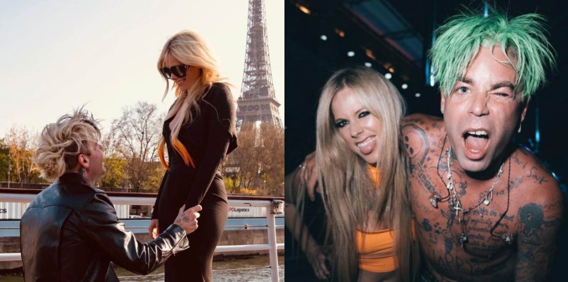 In Pictures: Canadian Singer Avril Lavigne Gets Engaged To American Singer Mod Sun In Paris
