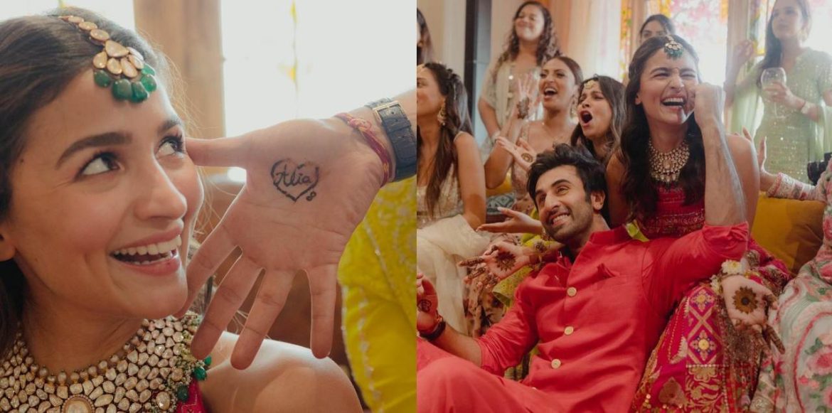 In Pictures: Alia Bhatt & Ranbir Kapoor’s Straight Out Of Bollywood Mehndi