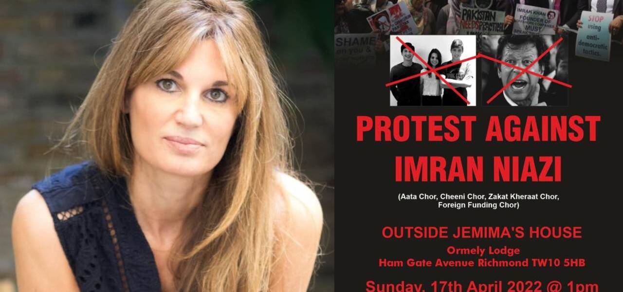 Jemima Strikes Back At PML-N For Planning Protest Outside Her London Residence