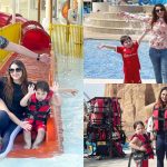 fatima-and-kanwar-with-kids-enjoying-at-a-theme-park-in-antalya