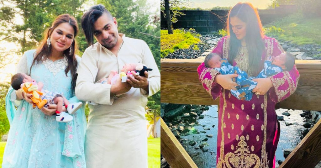 Zohreh Amir’s Latest Adorable Clicks With Her Newborns