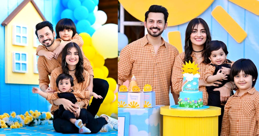 uroosa-bilal-and-bilal-qureshi’s-son-roman’s-first-birthday-pictures