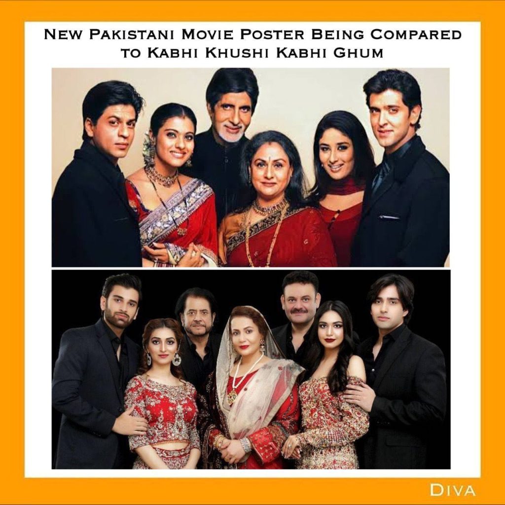 Upcoming Pakistani Film Poster Copy of Popular Bollywood Film - Public Reaction