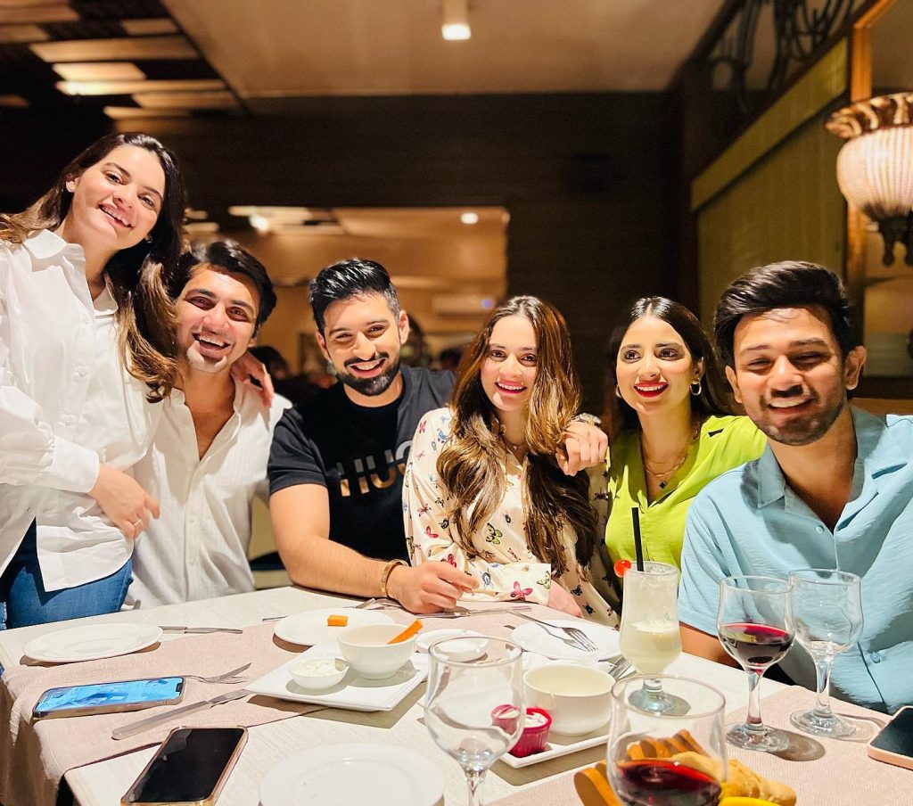 Aiman And Minal Get Together With Friends Last Night