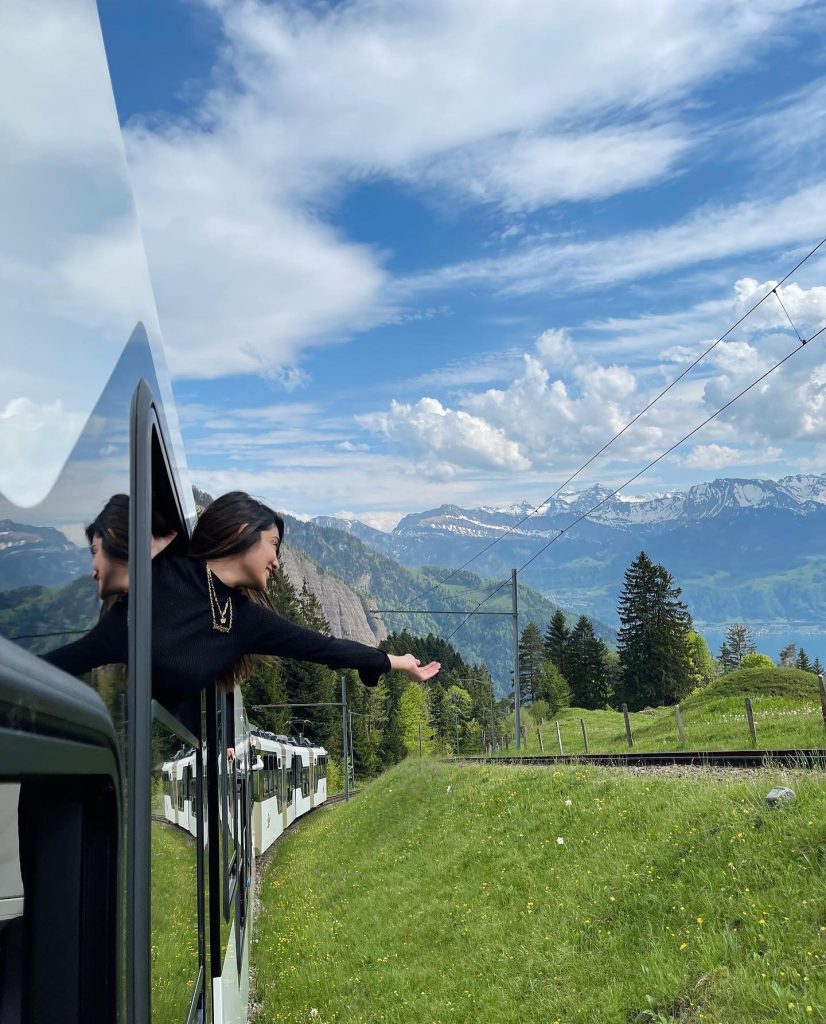 Actress Alizeh Tahir’s Latest Mesmerizing Clicks From Switzerland