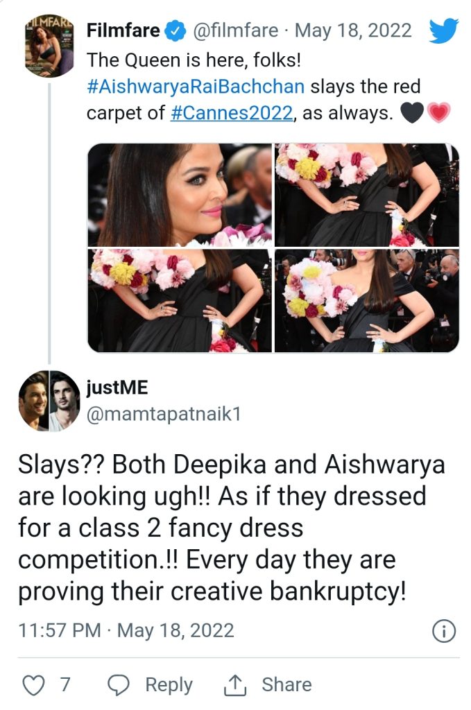 Deepika Padukone and Aihswarya Rai's Cannes Film Festival Looks Heavily Criticized