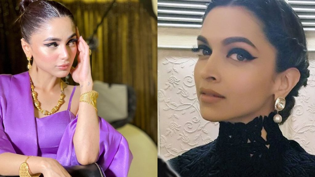 Aima Baig Criticized For Copying Deepika's Eyes Look