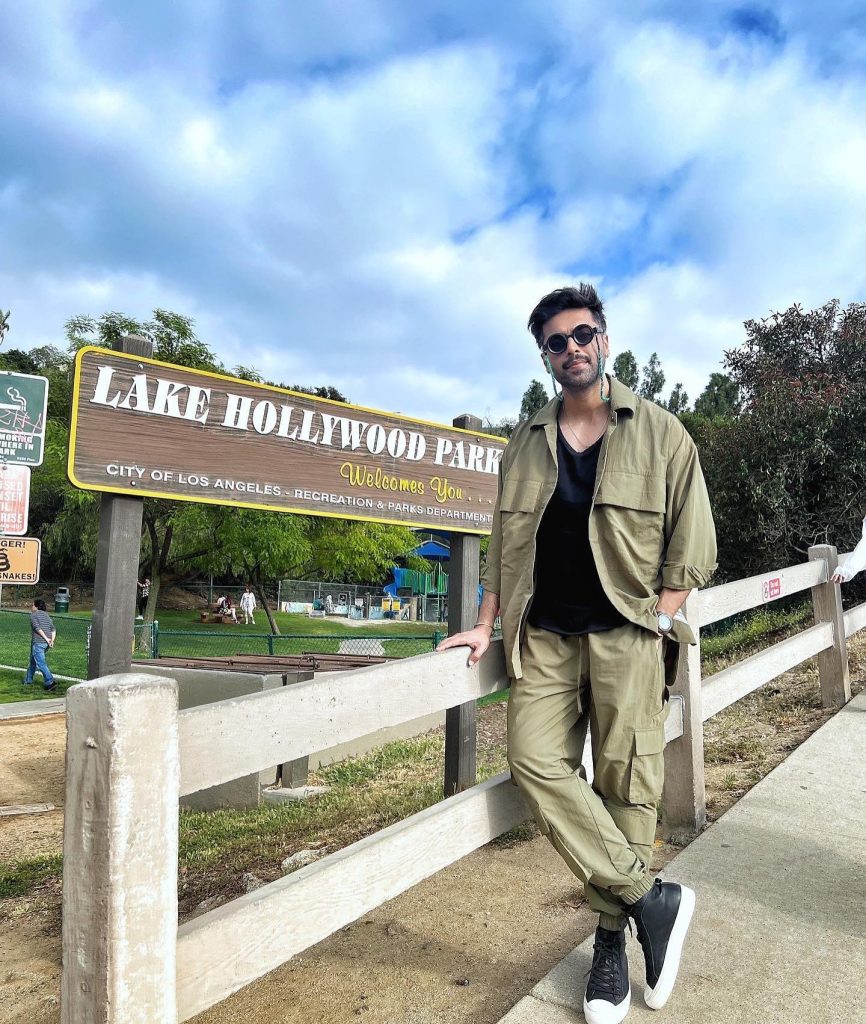 Fahad Mustafa And Family Vacationing In Los Angeles