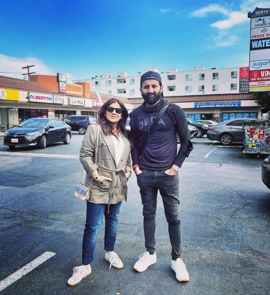 Fahad Mustafa And Family Vacationing In Los Angeles