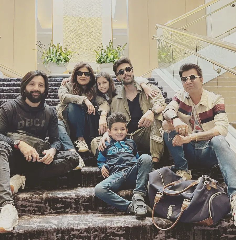 Fahad Mustafa And Family Vacationing In Los Angeles