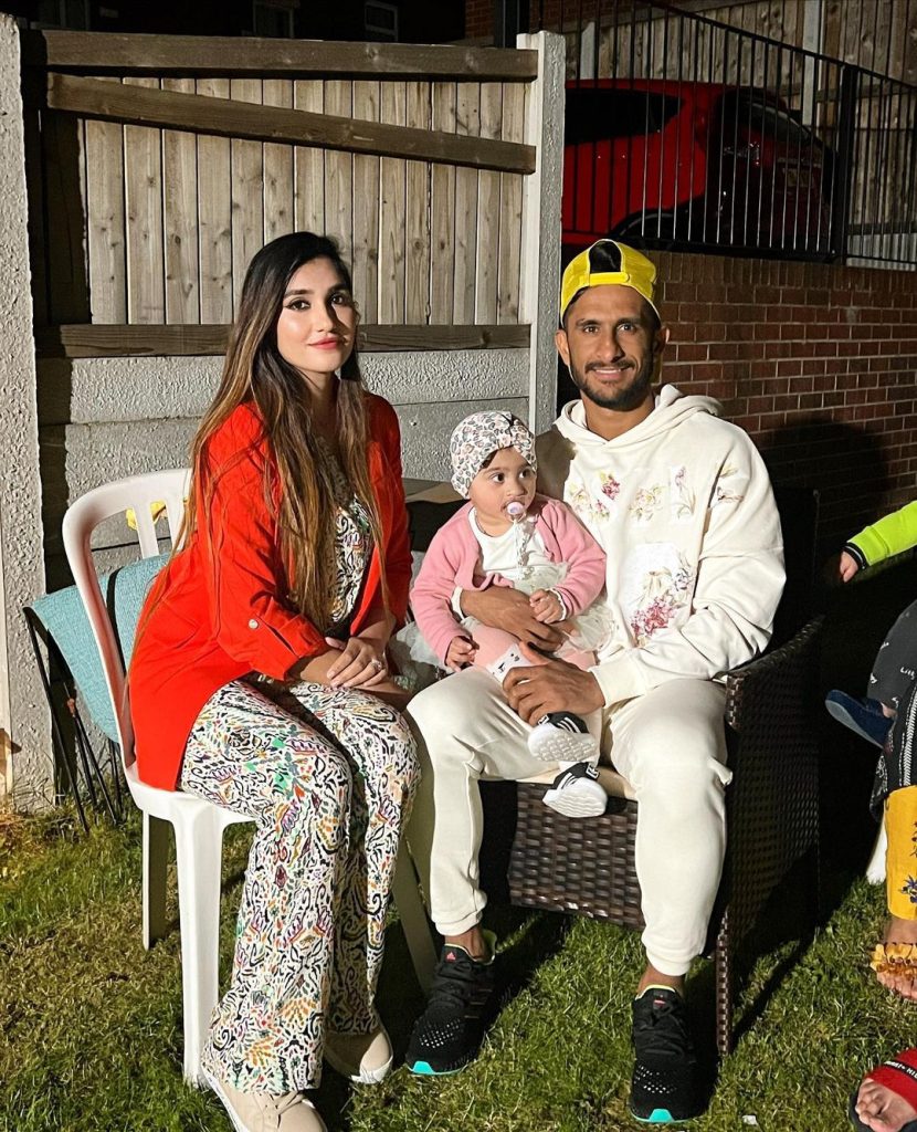 Hassan Ali New Family Pictures From United Kingdom