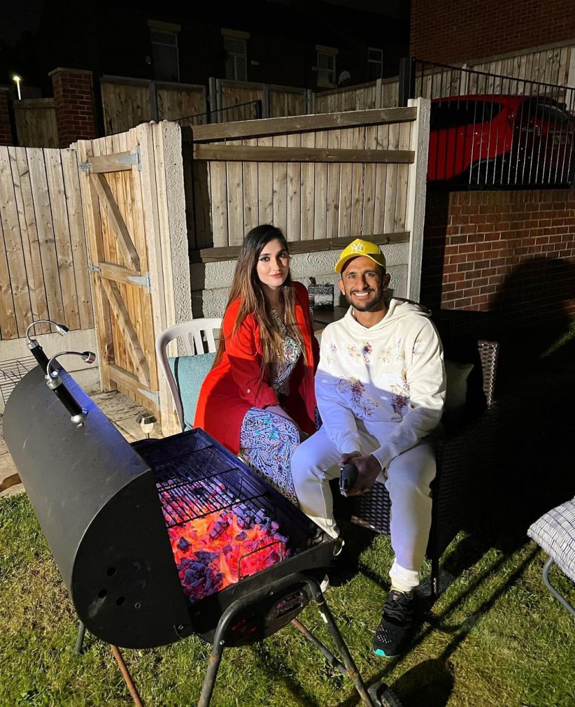 Hassan Ali New Family Pictures From United Kingdom