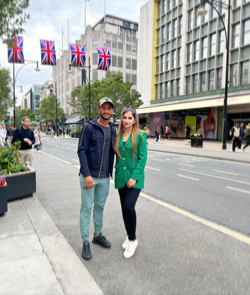 Hassan Ali New Family Pictures From United Kingdom