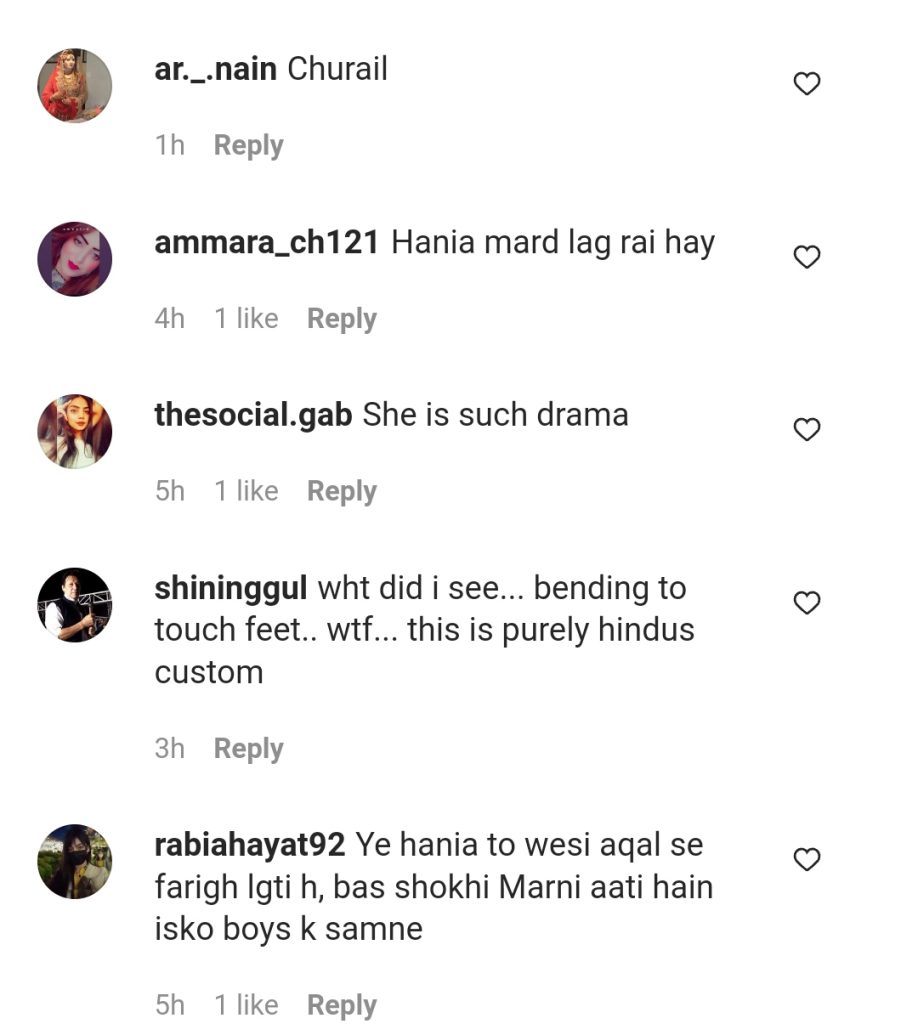 Hania Aamir Gets Criticized For Ignoring Iqra Aziz