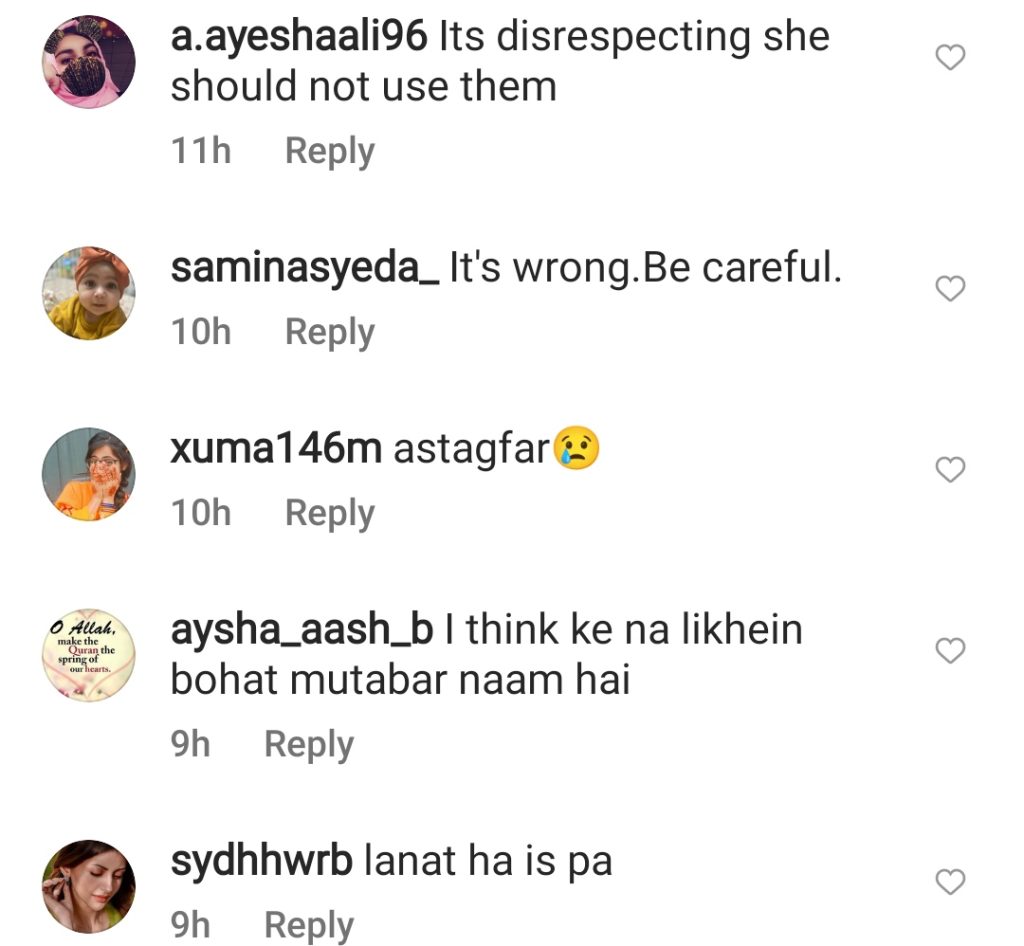 Sajal Aly in Trouble For Disrespecting Her Name