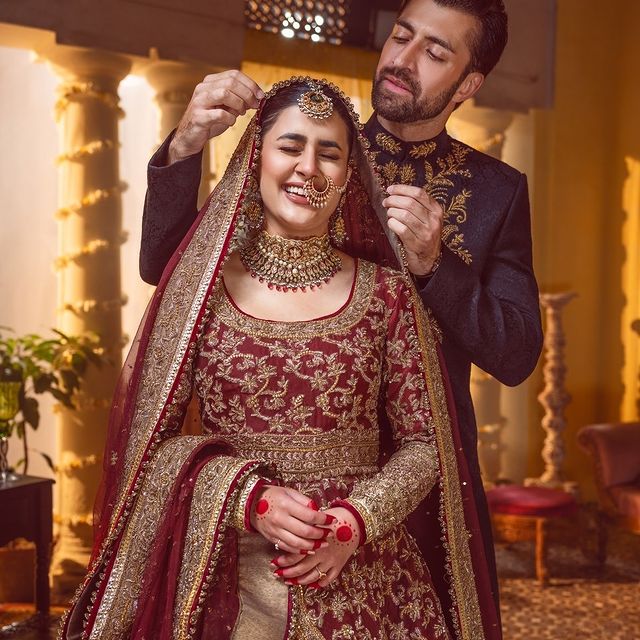 Fahad Hussayn's Latest Bridal Collection'22 Featuring Kubra Khan