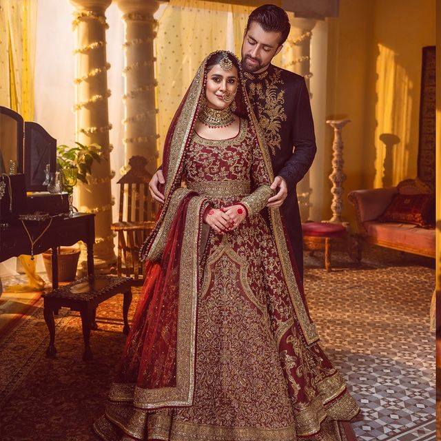 Fahad Hussayn's Latest Bridal Collection'22 Featuring Kubra Khan