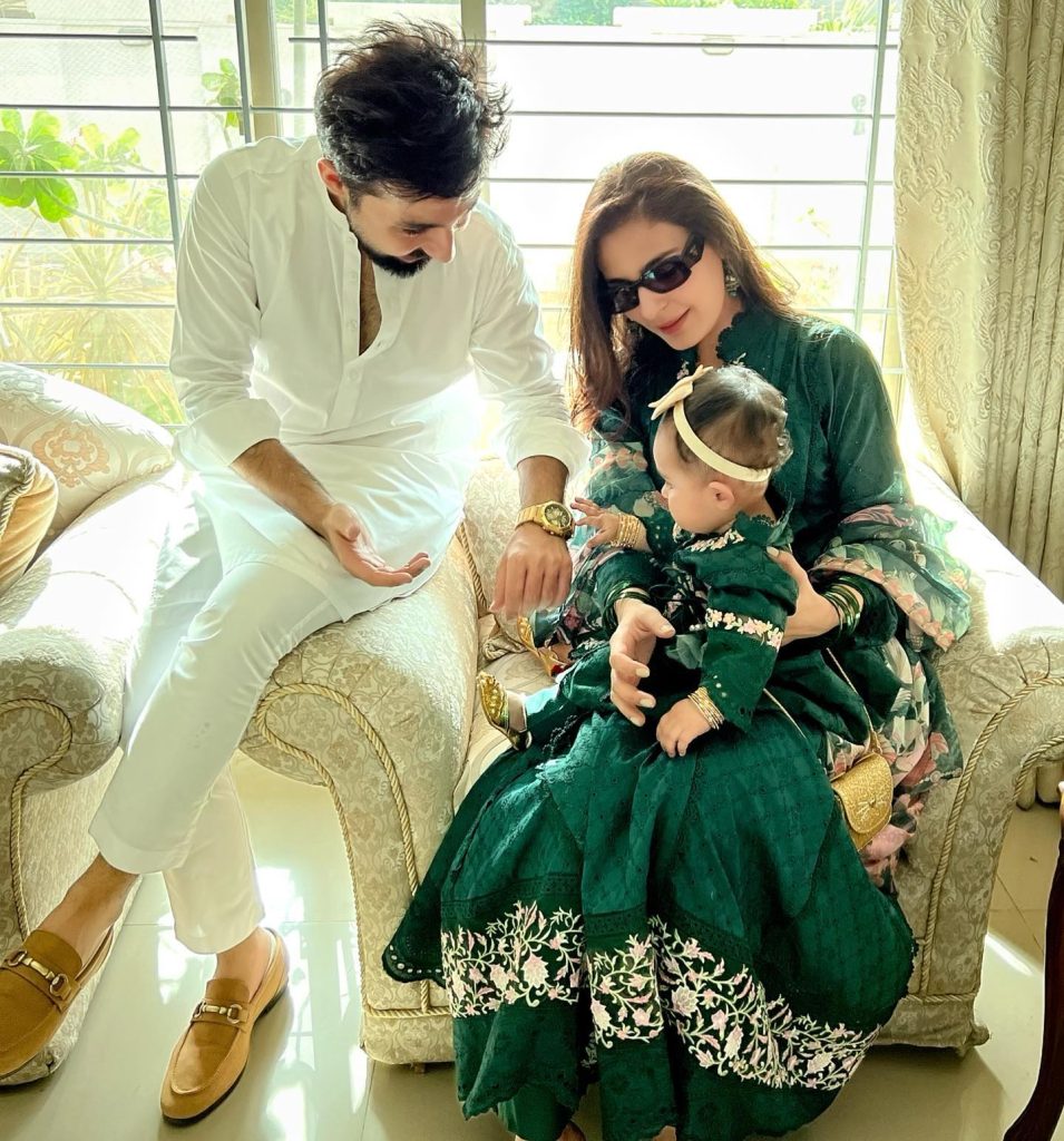 Sadia Ghafar's Latest Adorable Family Clicks