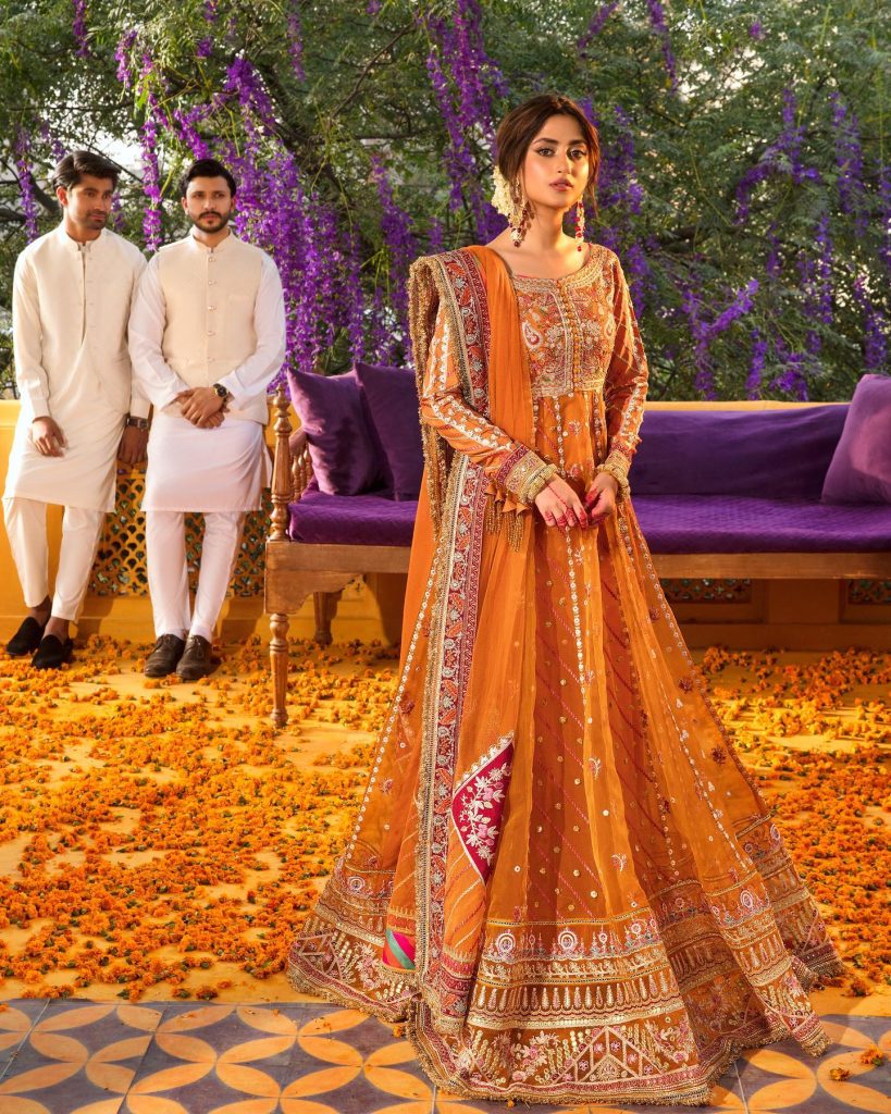 Qalamkar's Latest Festive Collection'22 Featuring Sajal Aly