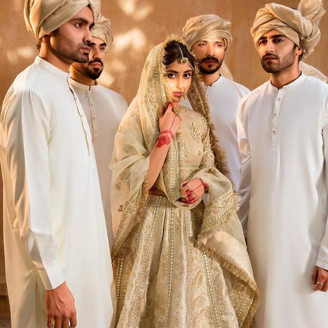 Qalamkar's Latest Festive Collection'22 Featuring Sajal Aly