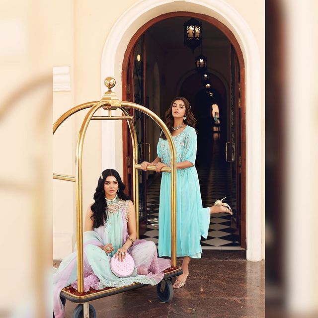 Asma Aslam Latest Summer Collection'22 Featuring Sanam Saeed And Sara Loren