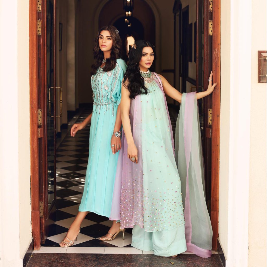 Asma Aslam Latest Summer Collection'22 Featuring Sanam Saeed And Sara Loren