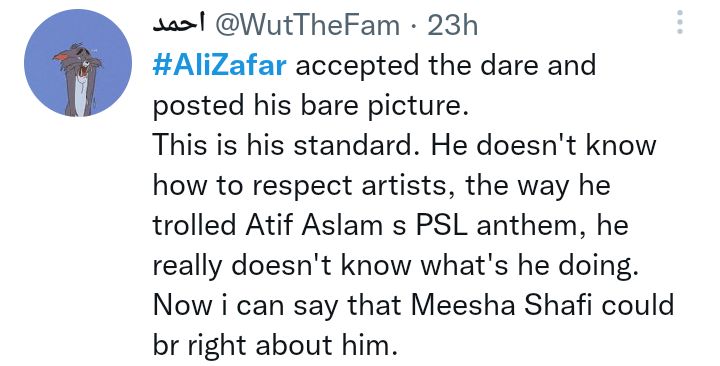 Twitterati Trolls Ali Zafar On His Controversial Picture