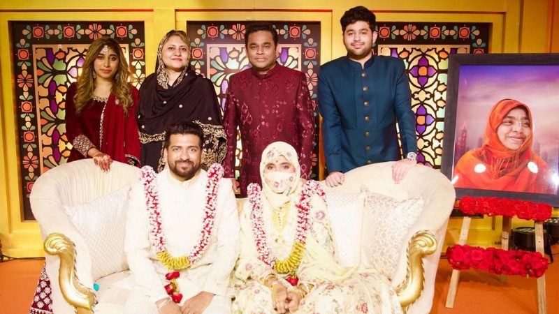 Indian Singer AR Rehman Daughter's Wedding Pictures