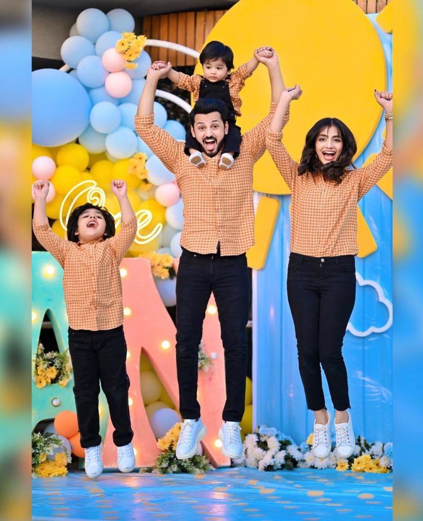 Uroosa And Bilal Qureshi Celebrate Son Roman's First Birthday